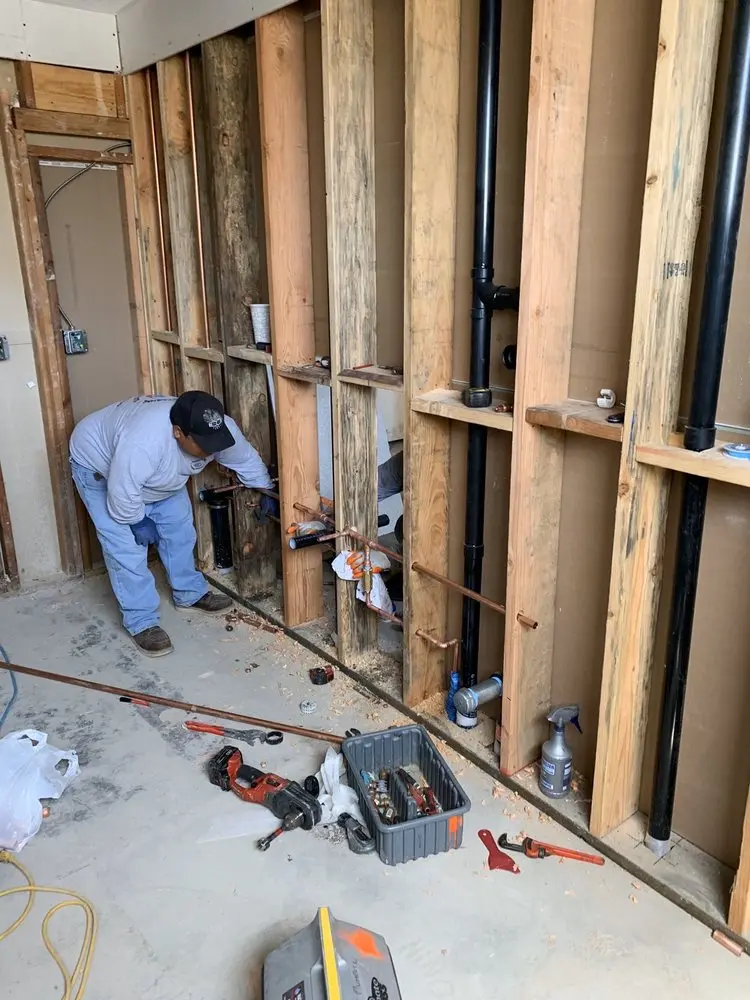 Commercial rough-in plumbing for Gas Line Repair in Possum Hollow